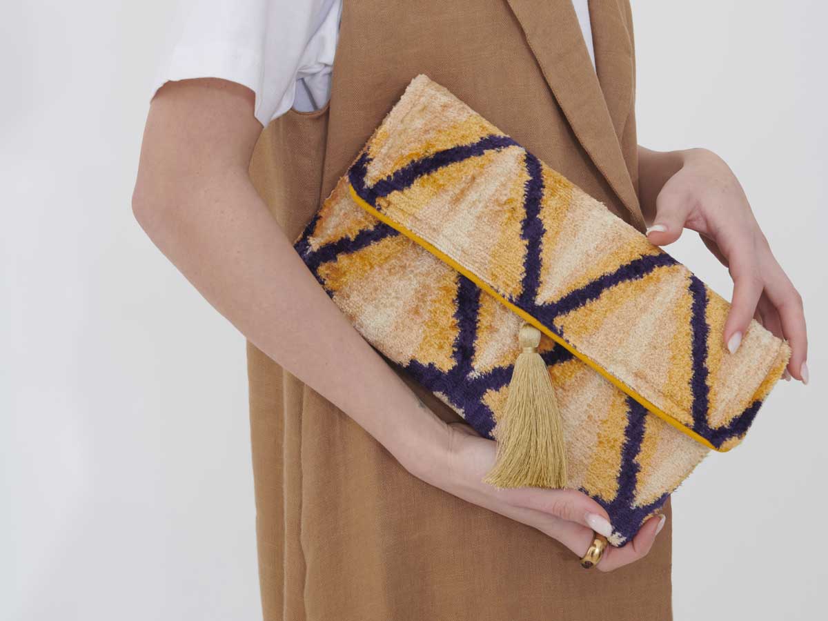 Clutchbag ikat