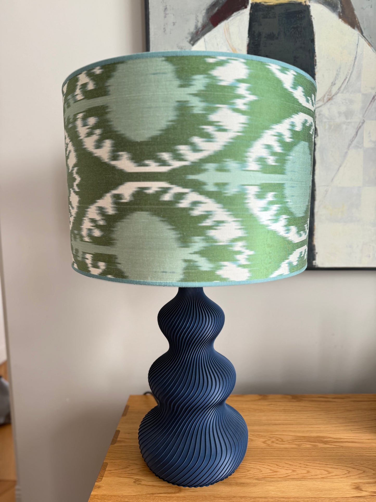 Lampada "Bolle" misura large blu oltremare