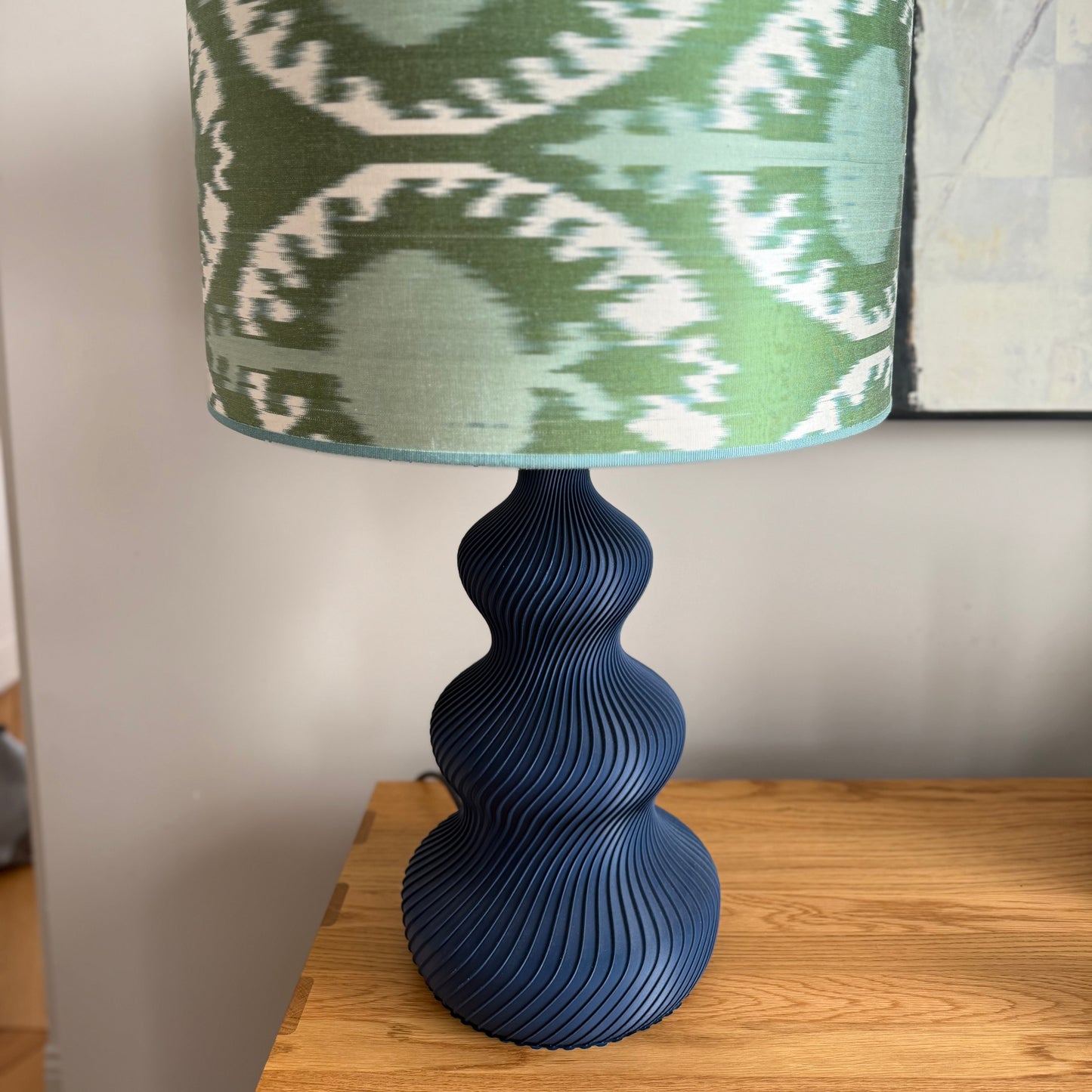 Lampada "Bolle" misura large blu oltremare