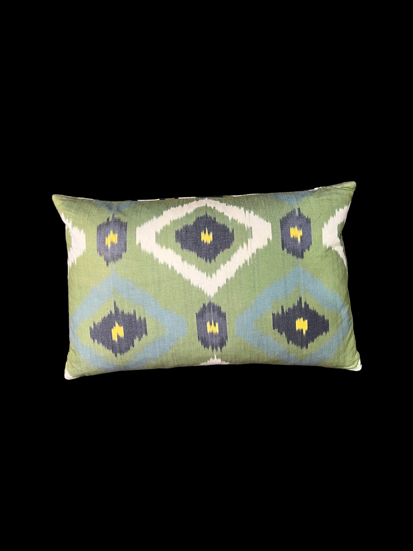 Cuscino in velluto di seta Ikat