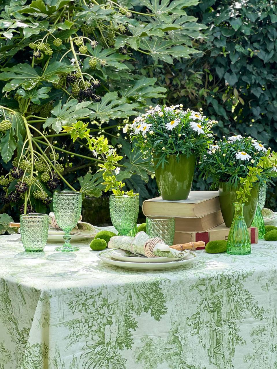 Toile de jouy - verde