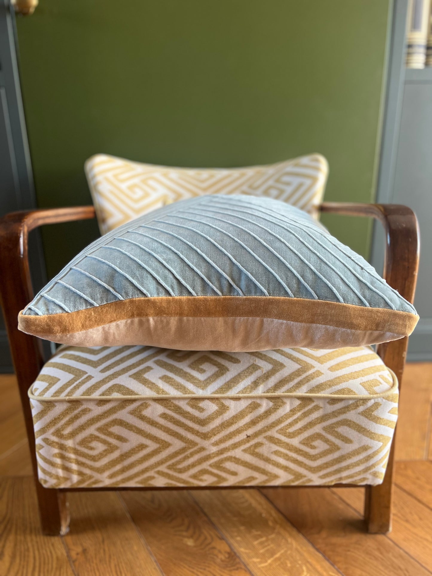 “Checks & stripes” - polvere e crema