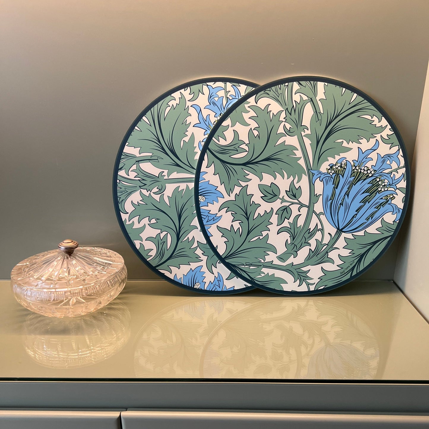 Placemats blooming - blu