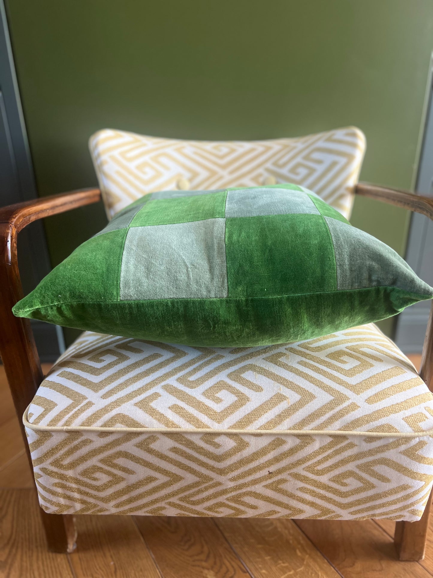 “Checks & stripes” - verde e salvia