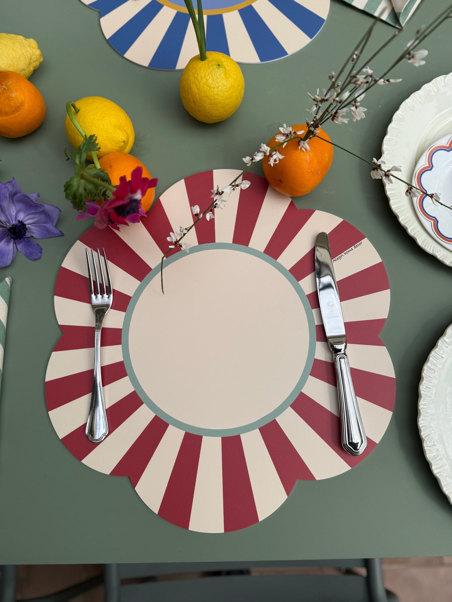 Placemat “Fra le righe” - mattone
