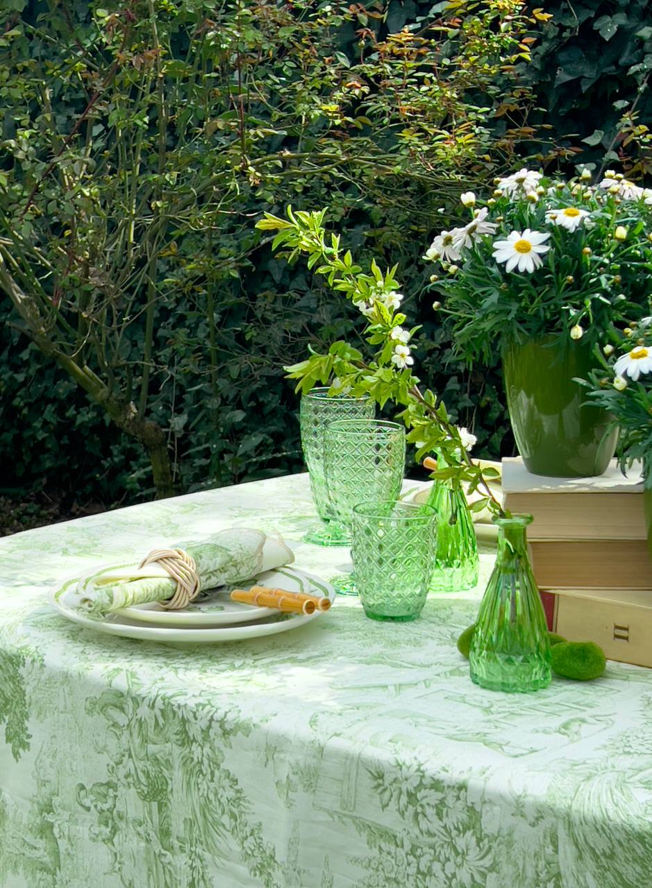 Toile de jouy - verde