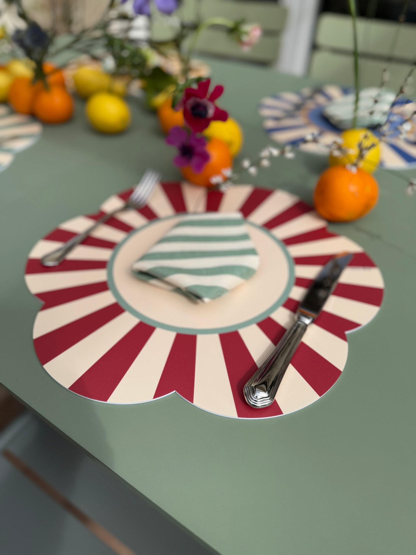 Placemat “Fra le righe” - mattone