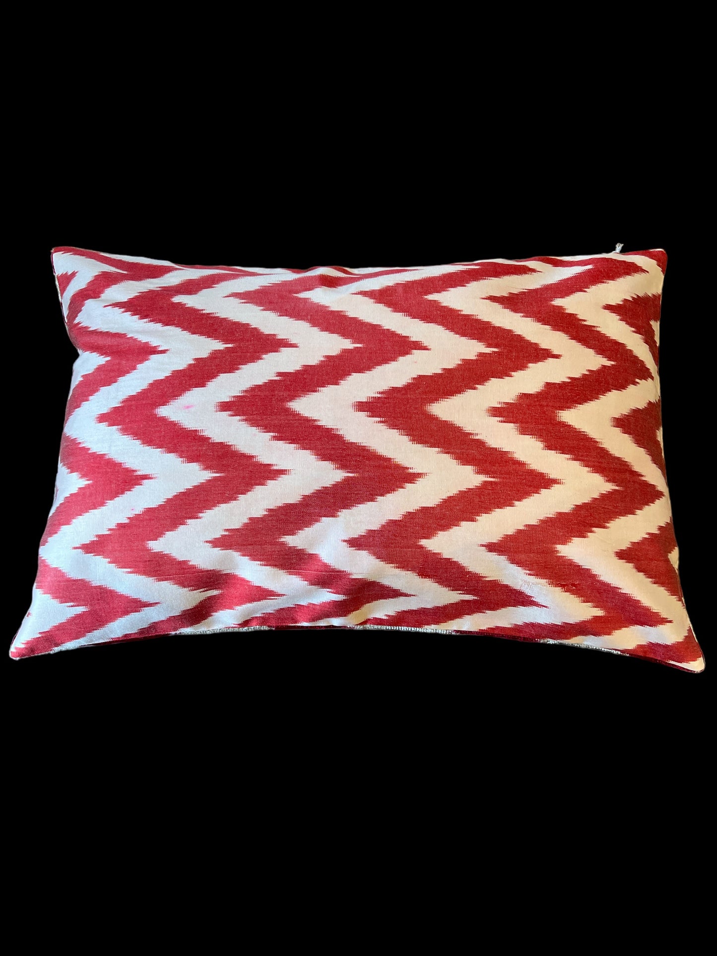 Cuscino in velluto di seta Ikat