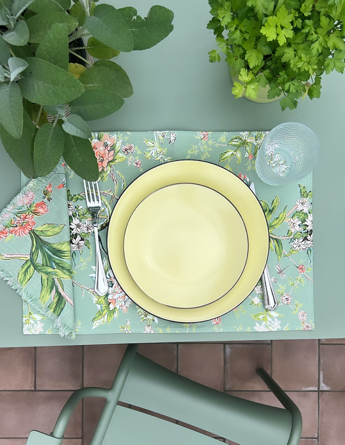 Collezione Indira: variante verde foglia