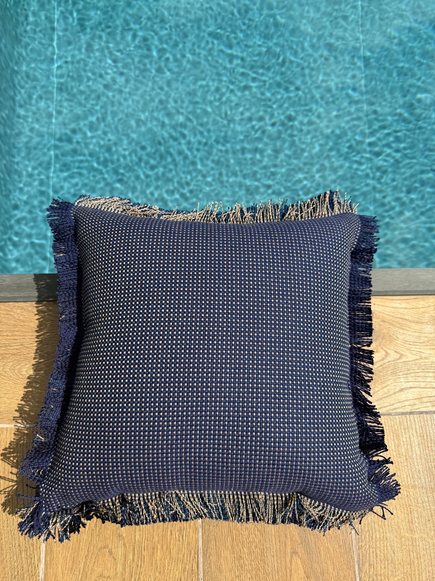 Cuscino outdoor blu