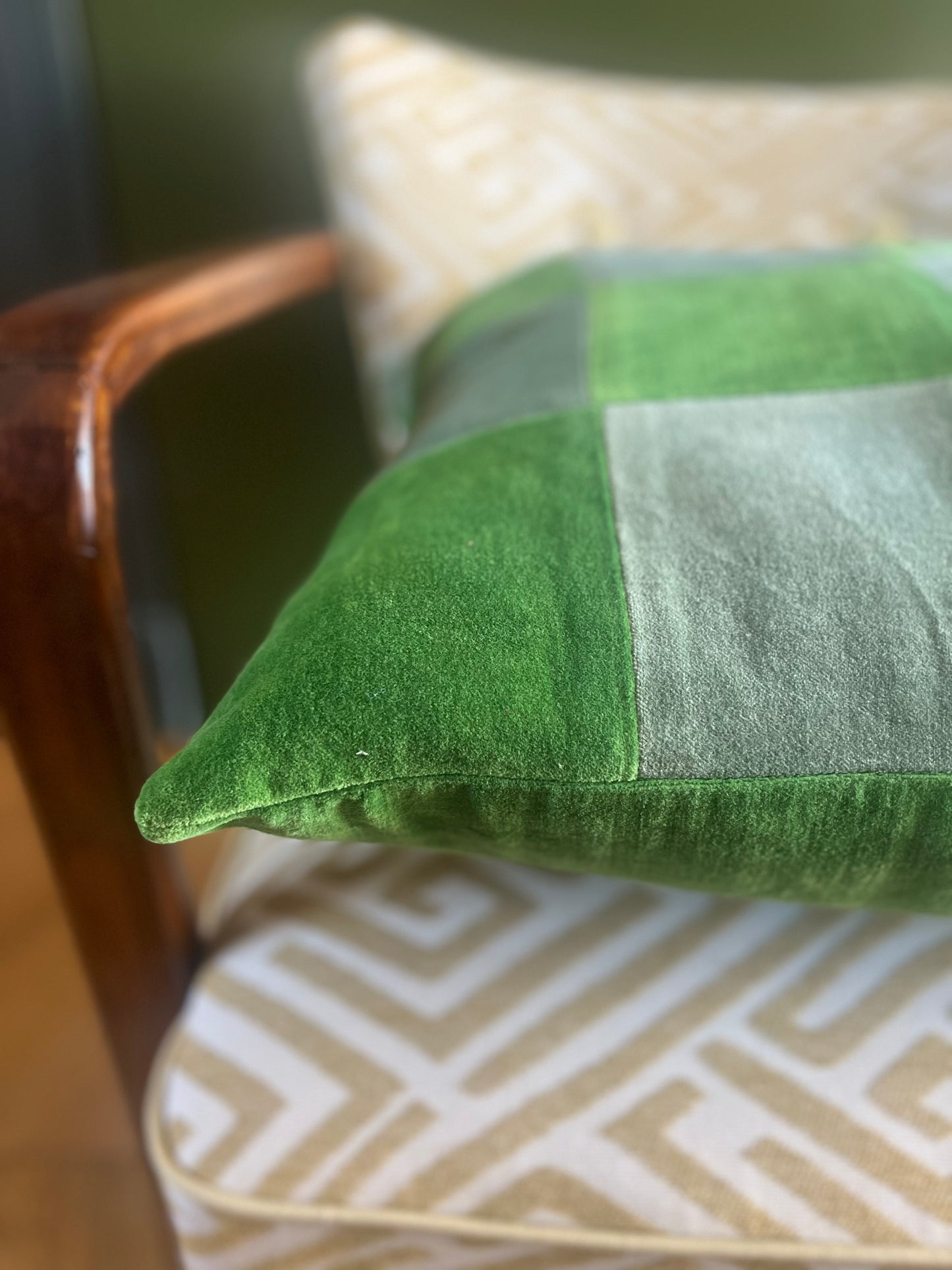 “Checks & stripes” - verde e salvia