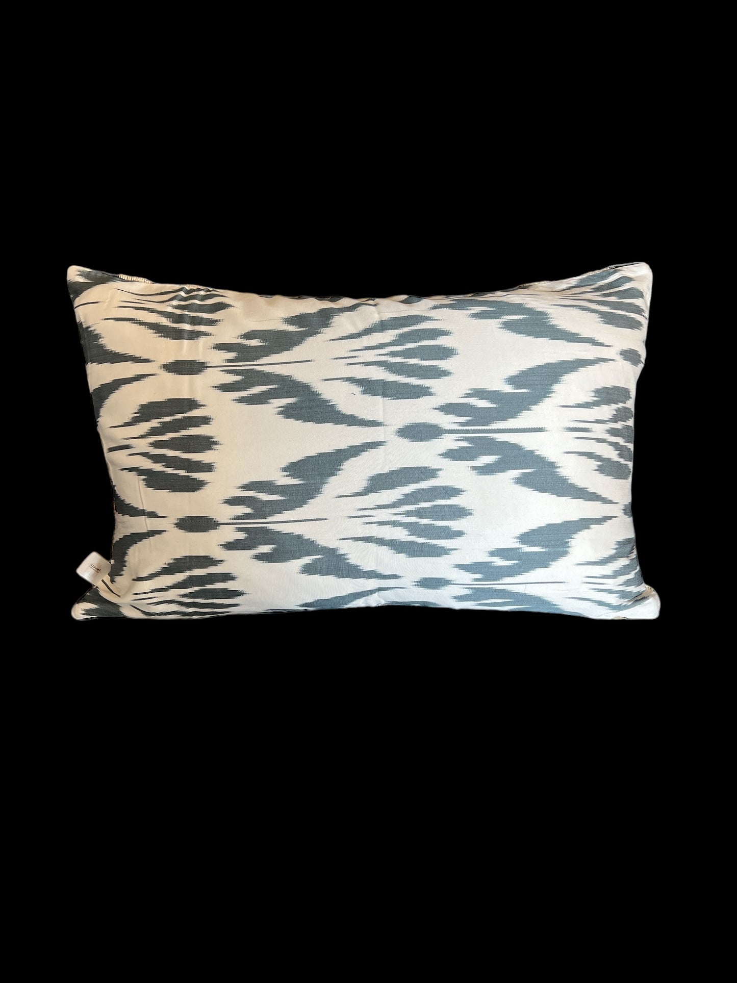 Cuscino in velluto di seta Ikat