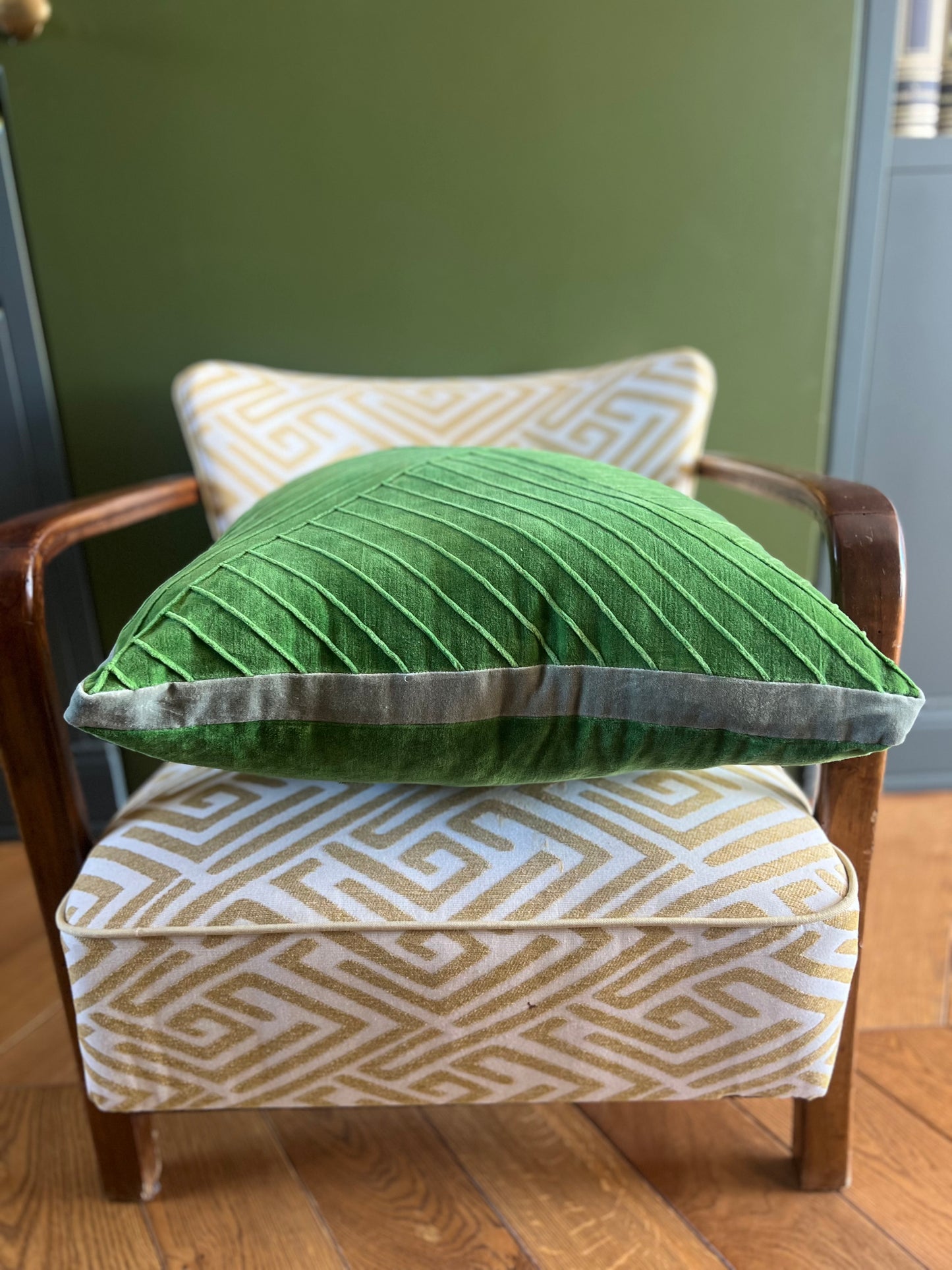 Checks & stripes” - verde e salvia