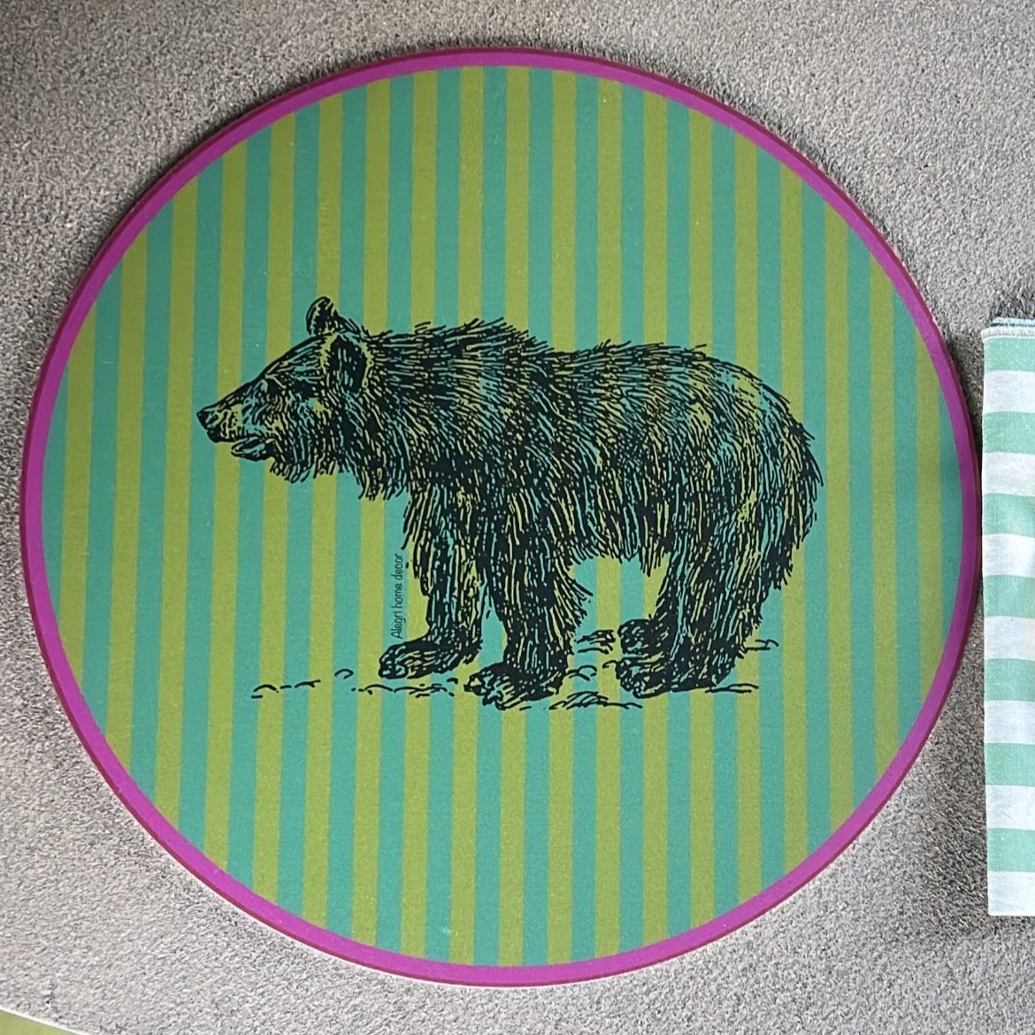 Placemat bosco - orso