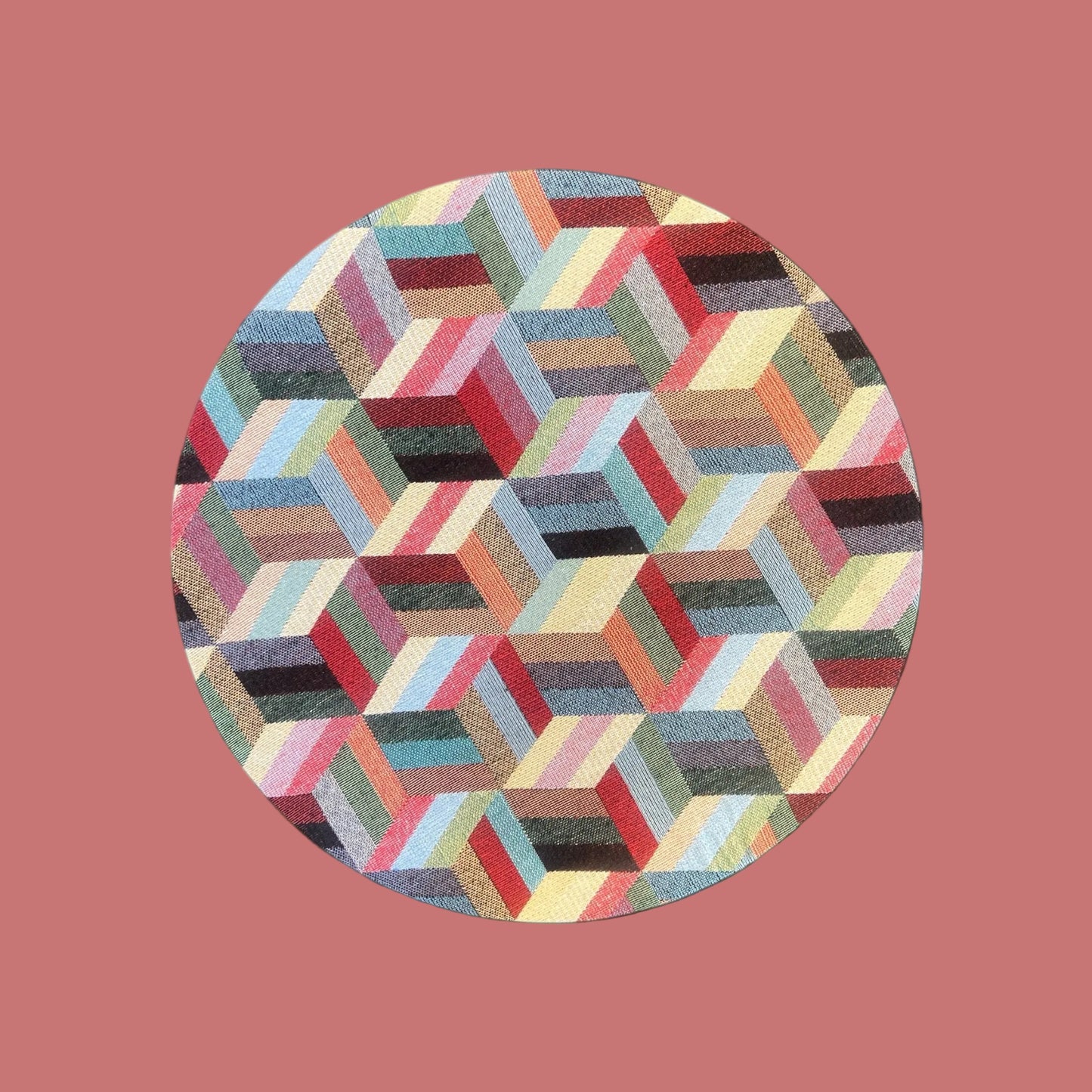 Placemat gobelin cubi