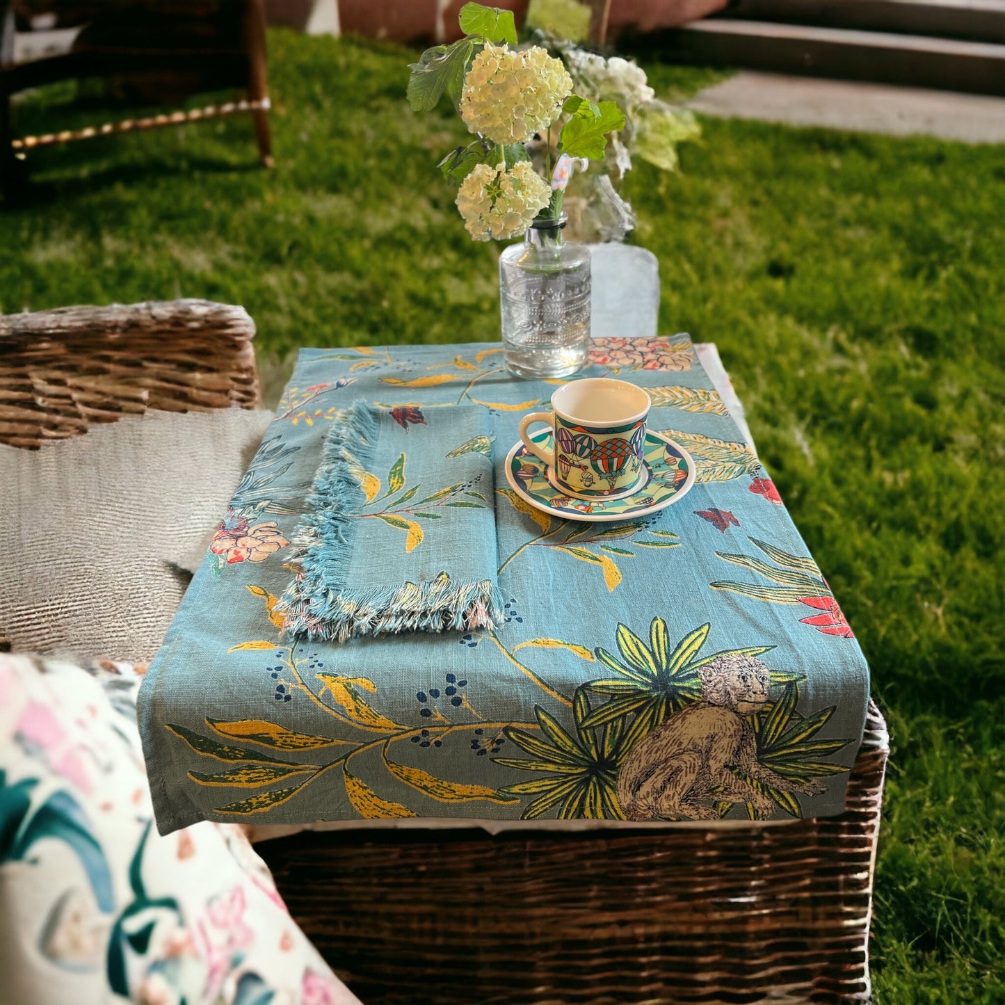 Collezione Indira: variante blu scimmietta