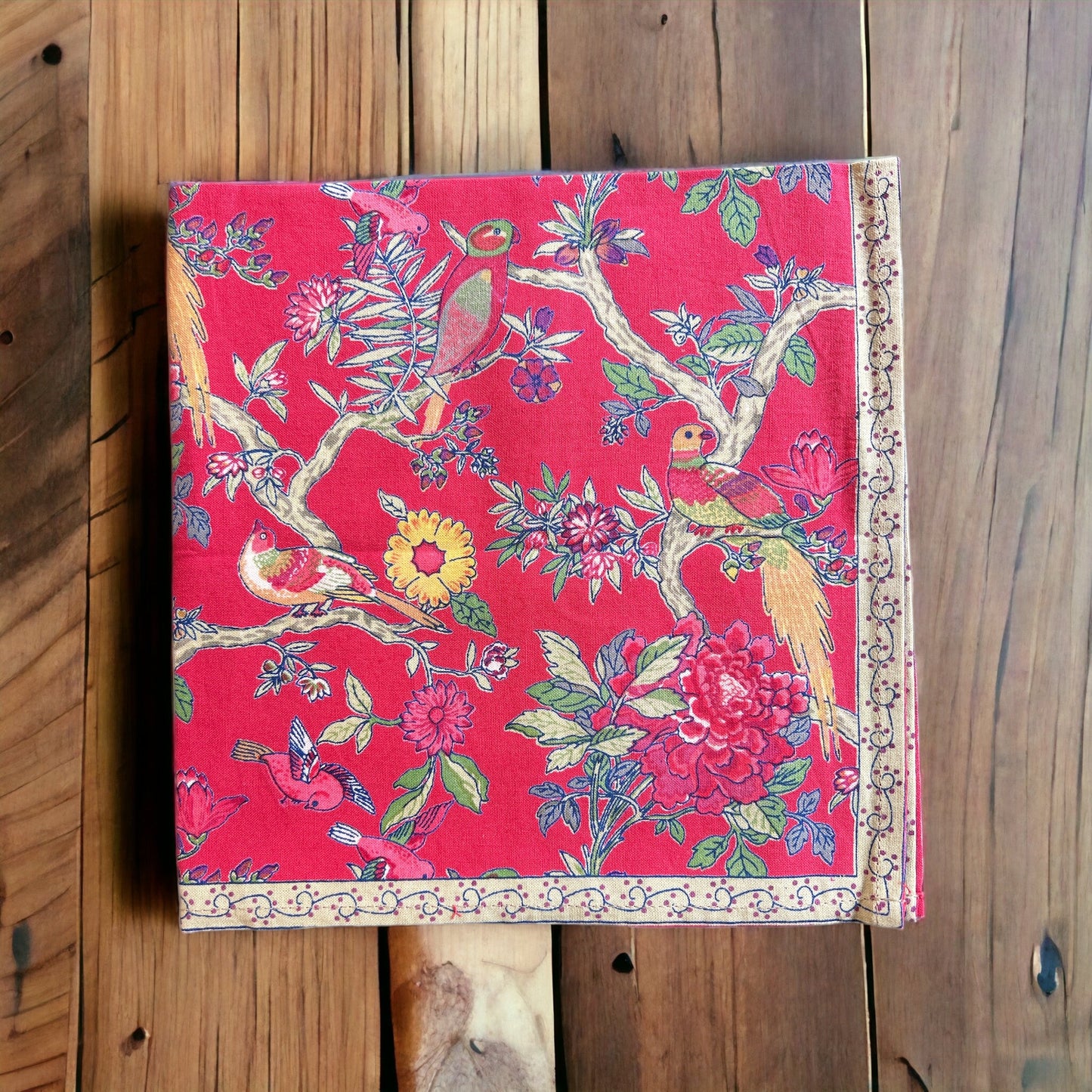 Indira: Birds and flowers coral