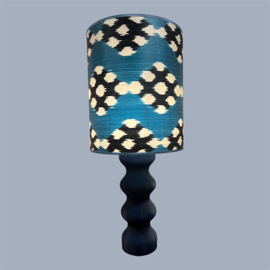 Lampada "tornio"- misura small - colore oltremare