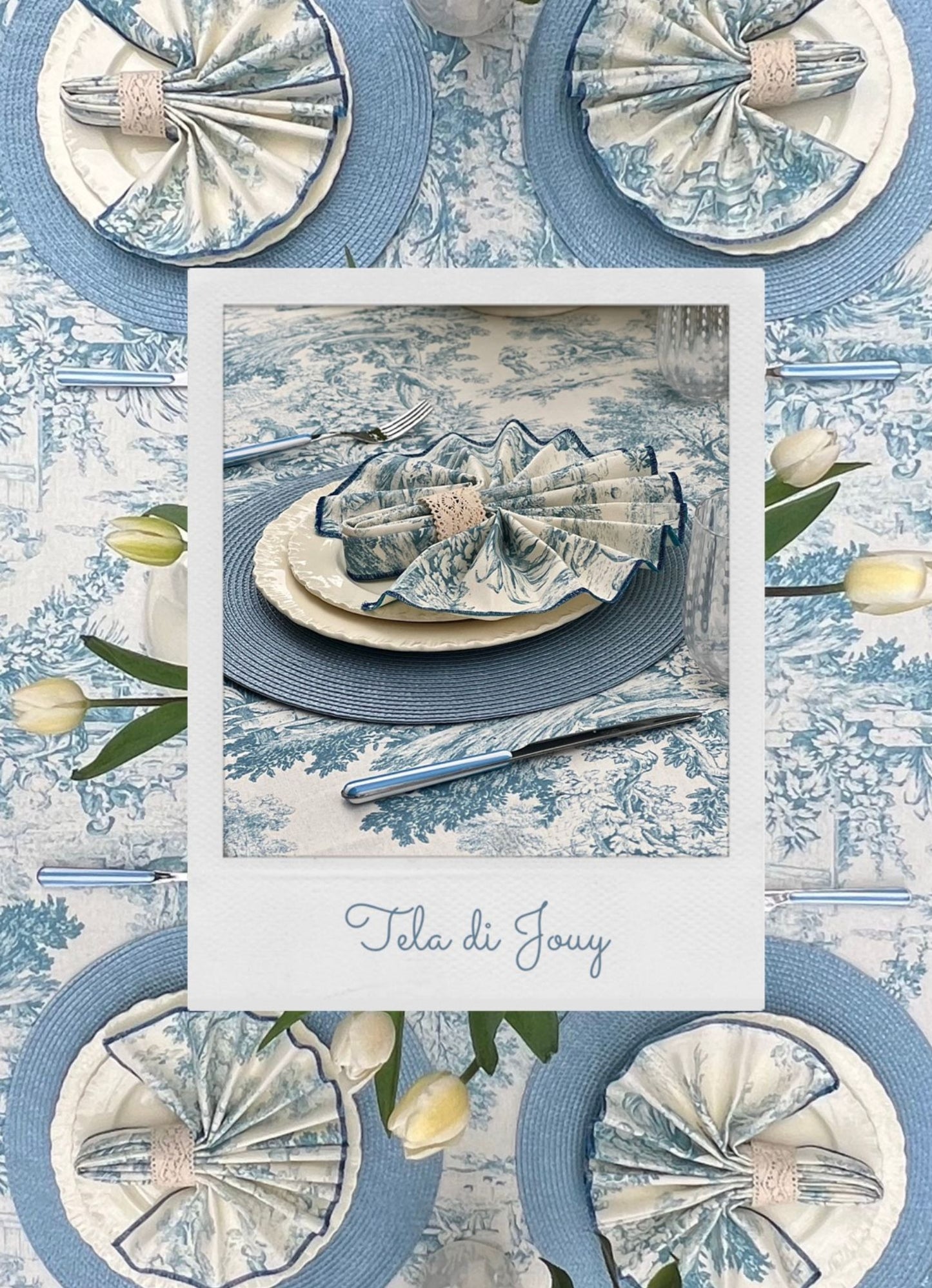 Toile de jouy - blu