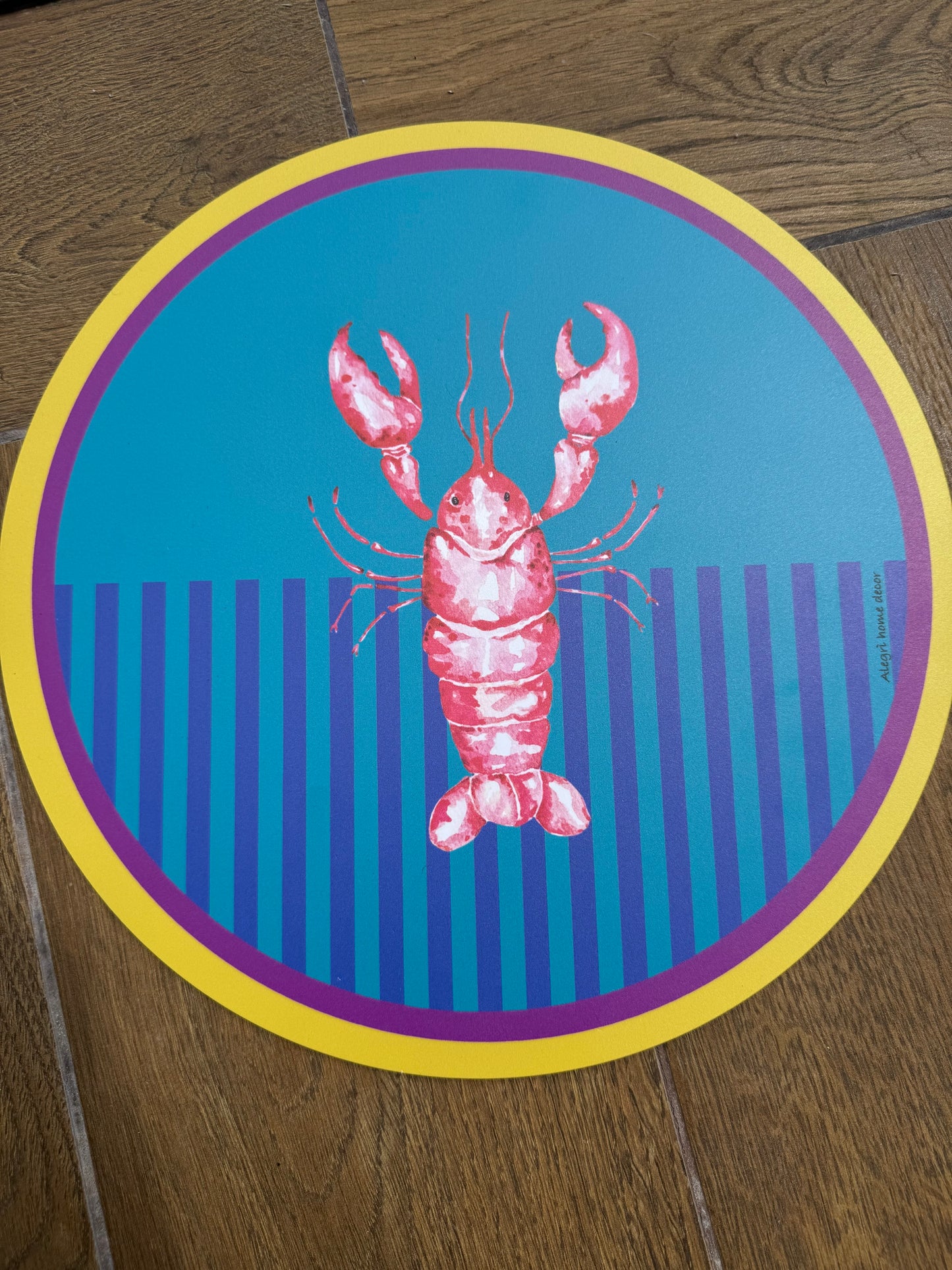 Placemat “In fondo al mar” - aragosta