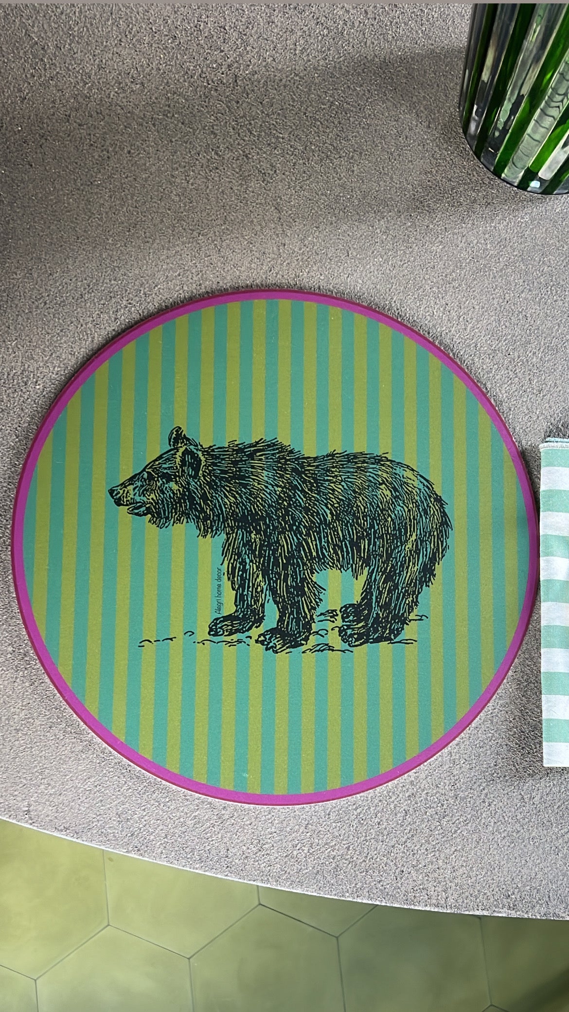 Placemat bosco - orso