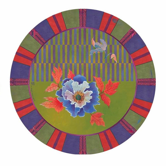 Collezione Aki stripes- peonia