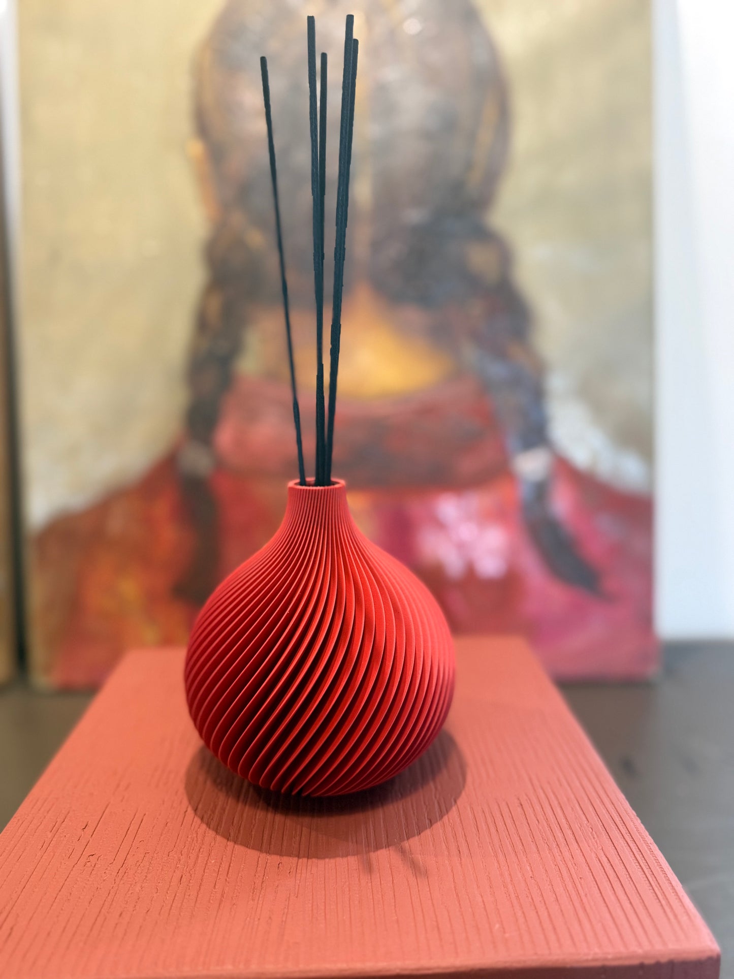 Dèco - collezione di porta profumi  - rosso fragola