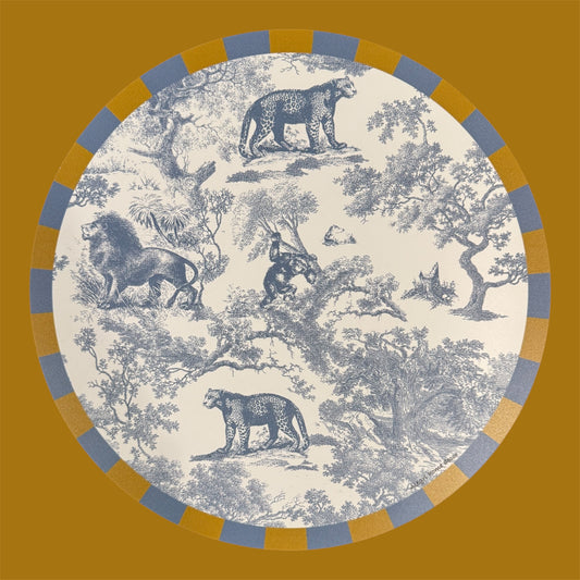 Collezione Toile sauvage -  blu e ocra
